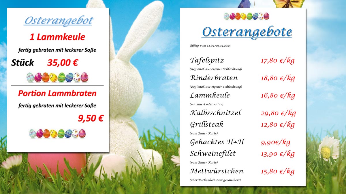 Osterangebote